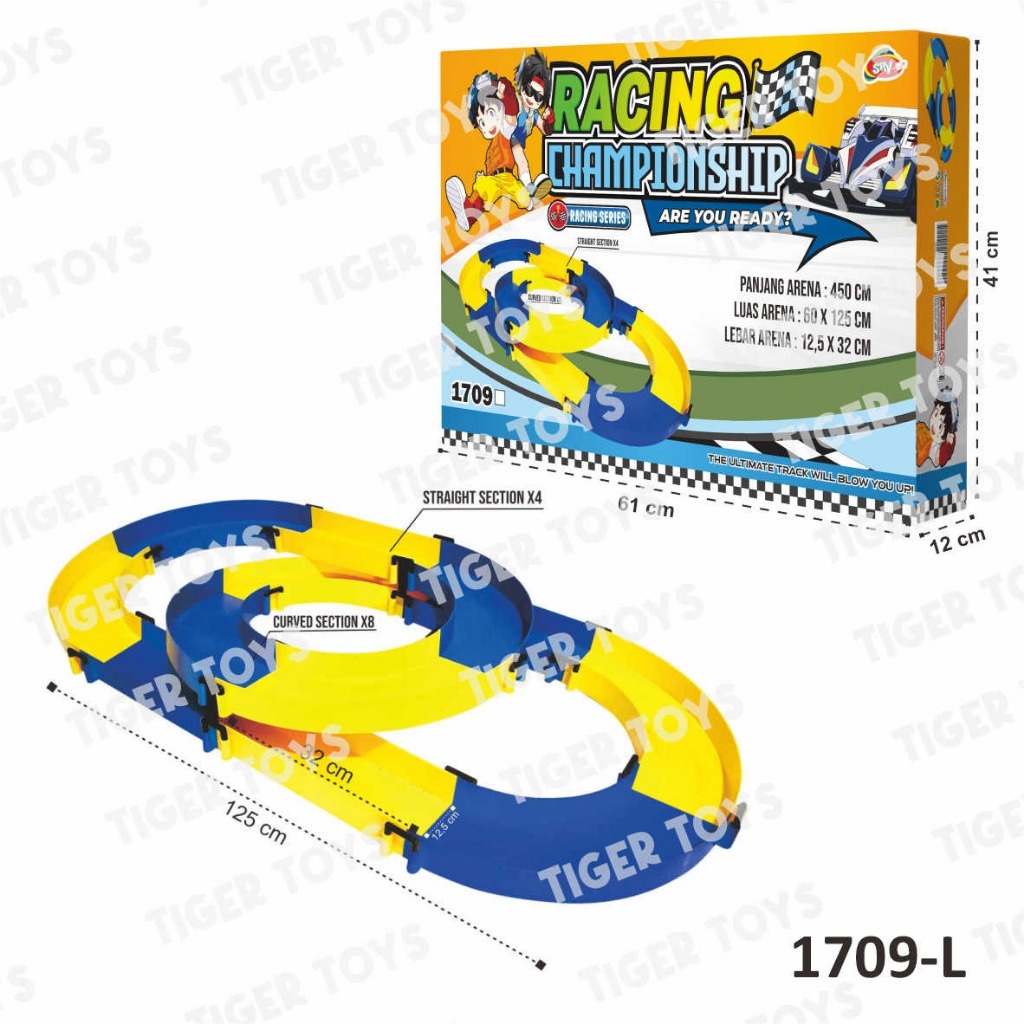 Jual BEST SELLER SUPER RACER TRACK TAMIYA 1WAY TREK TAMIYA 1 JALUR ...
