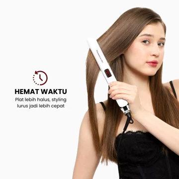 NEW Catok Rambut Hair ON Titanee Catokan Rambut Hiron Lurus Curly 2 IN 1 Nano Titanium Plate