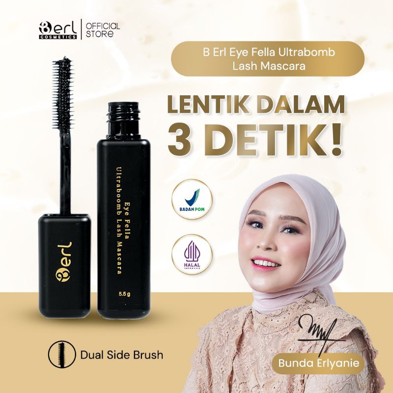 Jual B ERL - B ERL COSMETICS EYEFELLA ULTRABOOMB LASH MASKARA - MASKARA ...