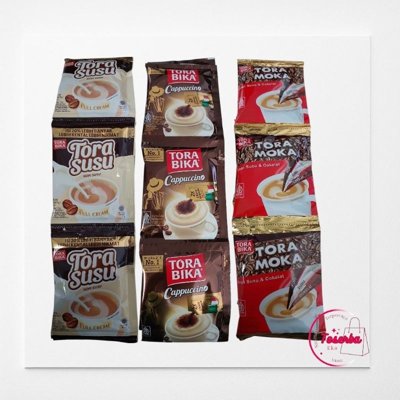 Jual Kopi Torabika Renceng//Tora Susu (10 x 31gr)//Cappucino (10 x 25gr ...
