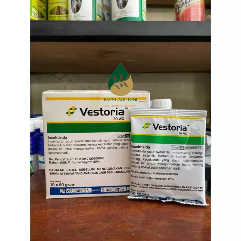 Jual Jual Insek Untuk wereng AMPUHHH / VESTORIA 20 WG - Triflumezopyrim ...