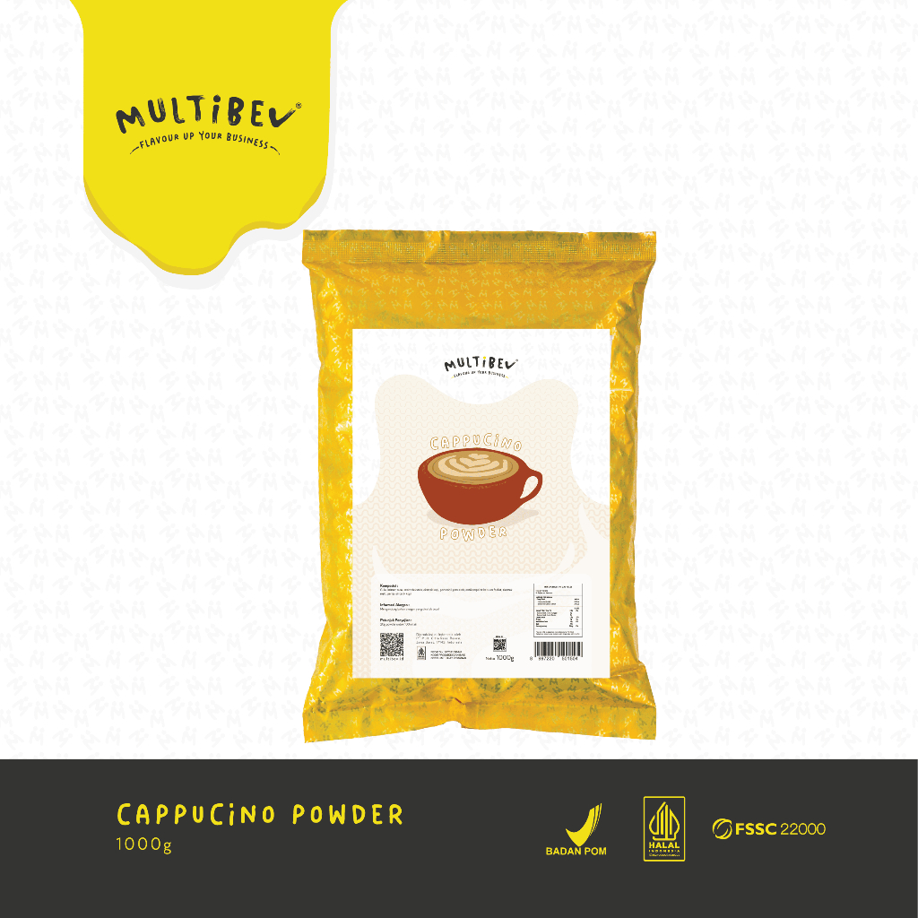 Jual Multibev Bubuk cappuccino, Powder Halal Minuman Kekinian Kafe dan ...