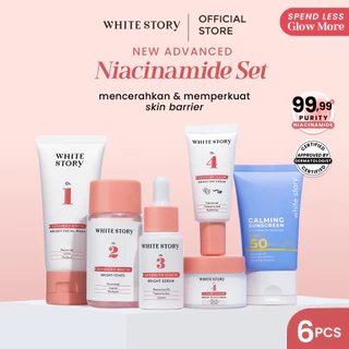White Story New Advanced Niacinamide Brightening Set - Paket Wajah Brightening