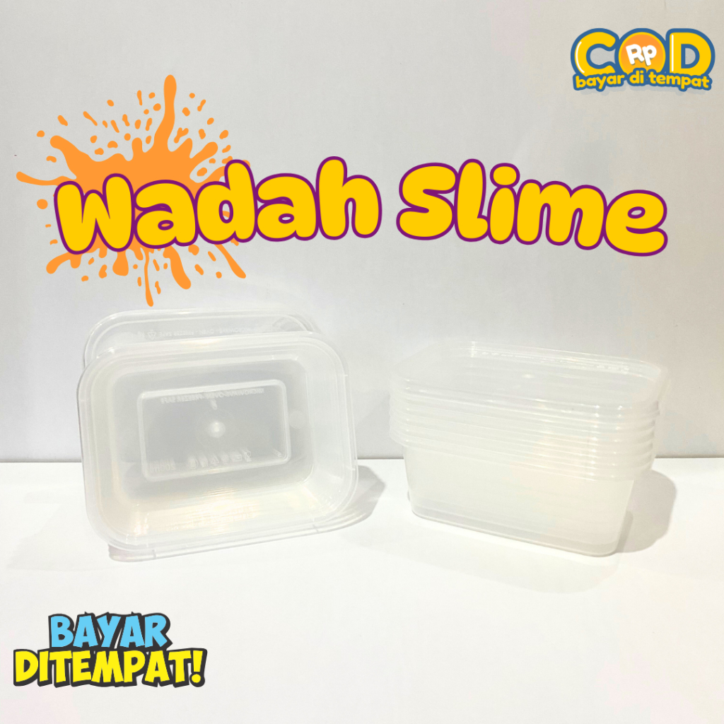 Jual [COD] WADAH SLIME 200GR || SLIME MURAH || TEMPAT SLIME || THINWALL ...