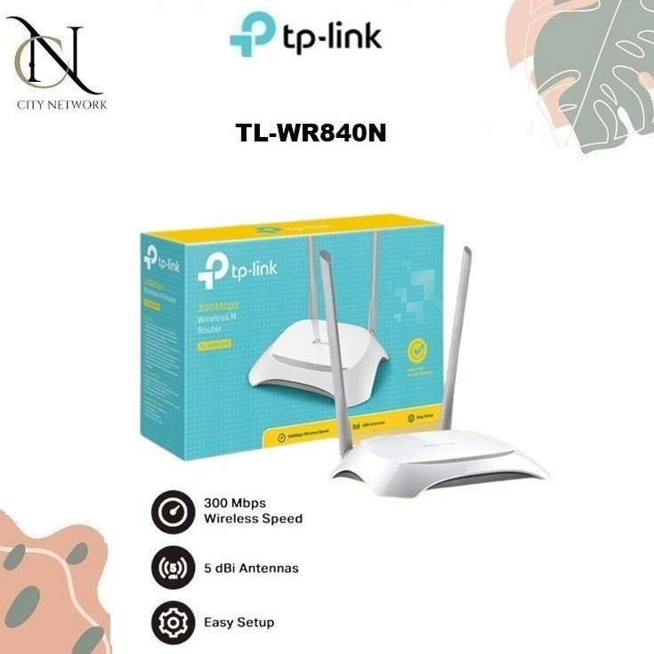 Jual TPLINK TL-WR840N 300Mbps Wireless N Router 2 Antena WR840 N WR ...