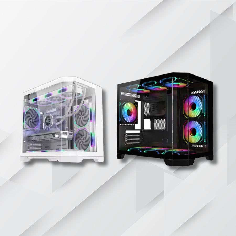 Jual Casing Komputer Gaming VBR Z77 M-ATX Asthetic Dual Chamber ...