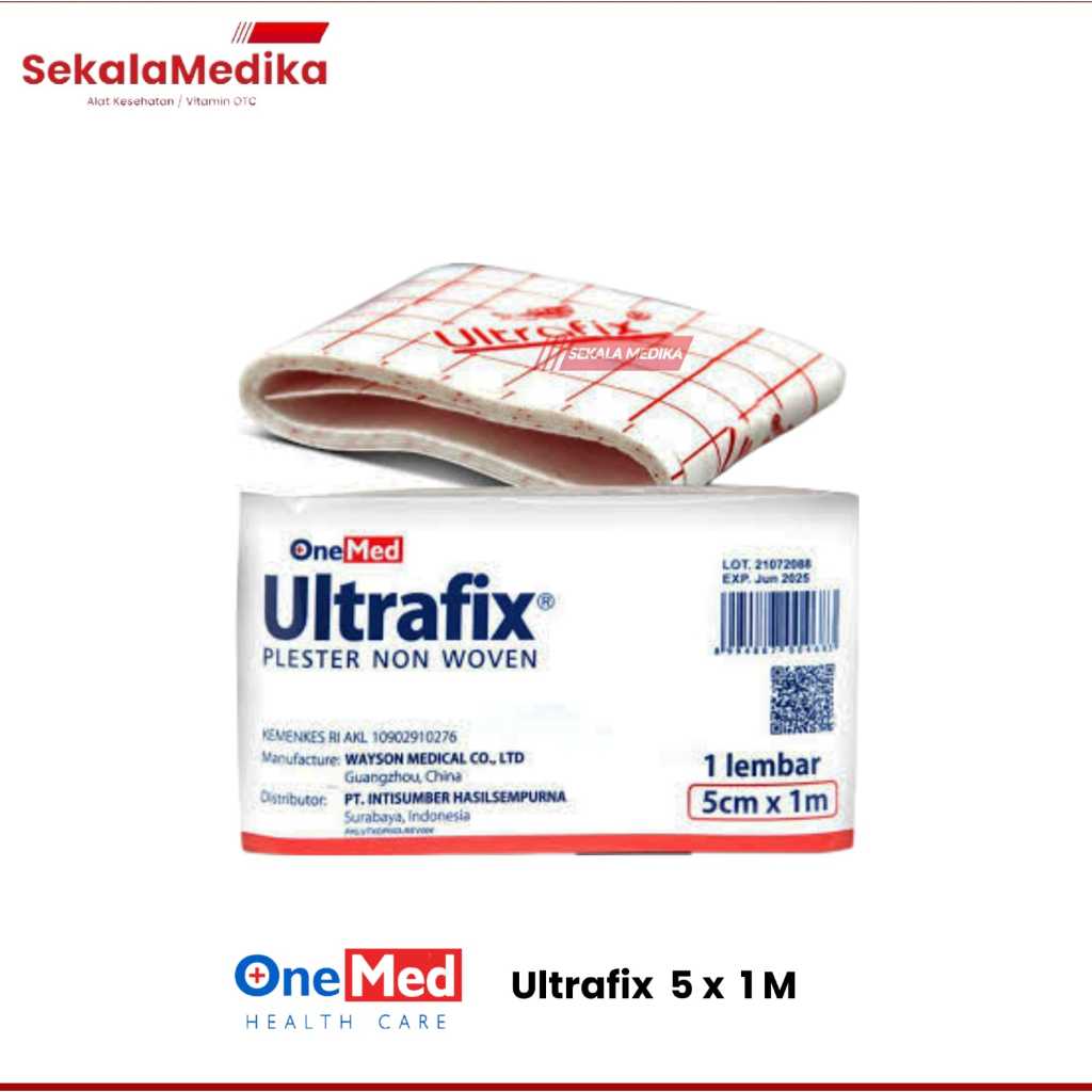 Jual Ultrafix Onemed 5cm x 1m Plester Non Woven / Roll D | Shopee Indonesia