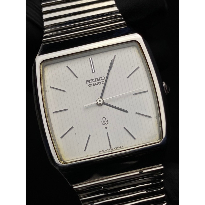 Jual Seiko Quartz 7830-5080 White Dial Made in Japan | Shopee 