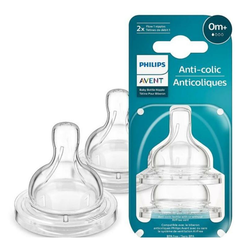 Jual PHILIPS AVENT Dot Nipple Wideneck Classic isi Premium (0m+/