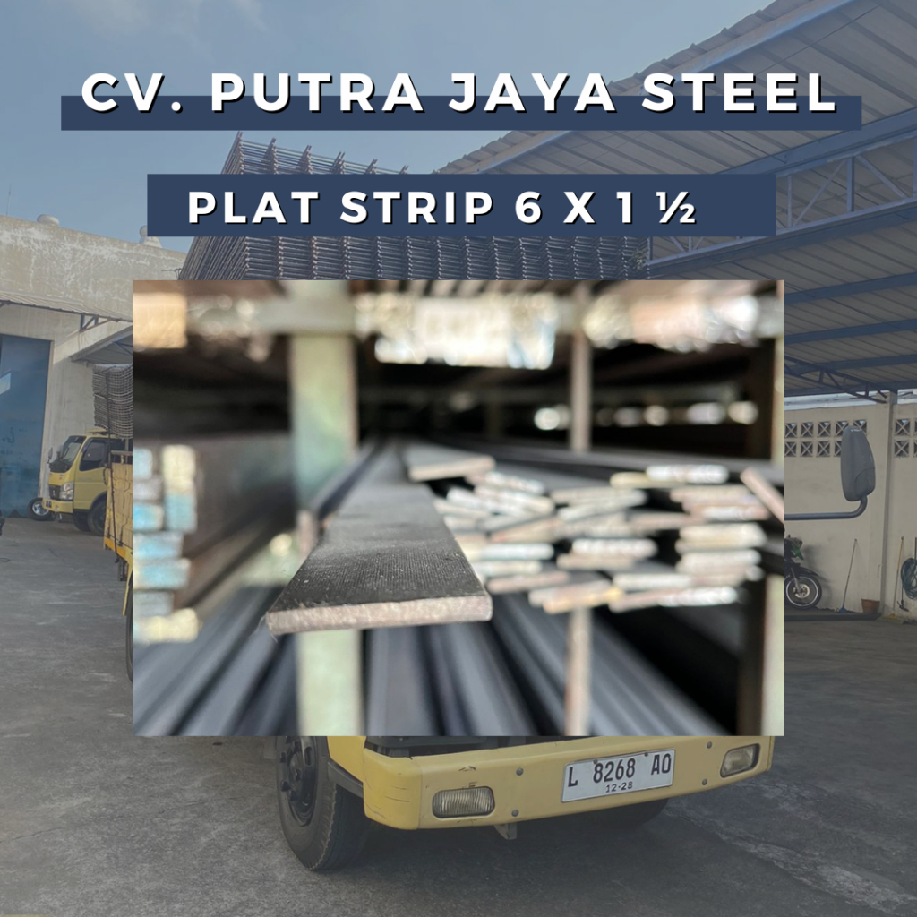 Jual PLAT STRIP | PLAT STRIP BESI 6 x 1 1/2 | Shopee Indonesia