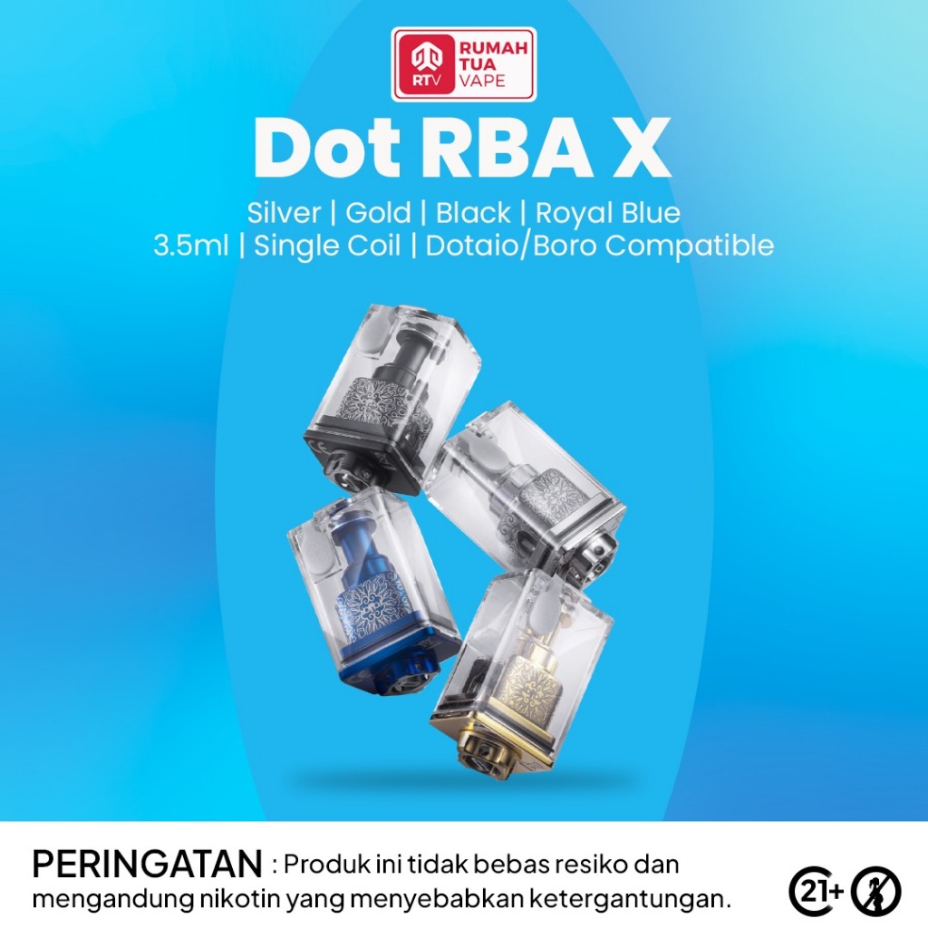 Jual DOT RBA X SINGLE COIL DOTAIO/BORO COMPATIBLE 3.5ML | Shopee Indonesia