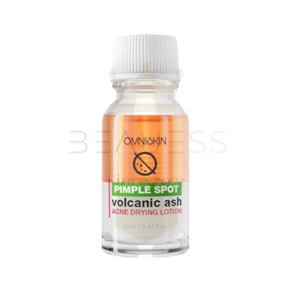 Jual OMNISKIN VOLCANIC ASH ACNE DRYING LOTION 20mL | Shopee Indonesia