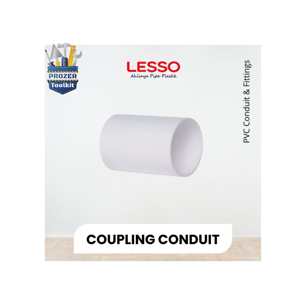 Jual Lessso Coupling Conduit PVC 20mm | Shopee Indonesia