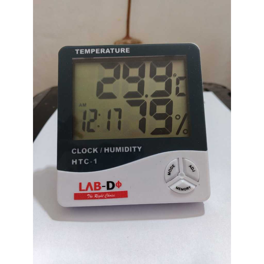 Jual Thermometer Hygrometer LAB-D HTC-1 Termometer Alat Ukur Suhu ...