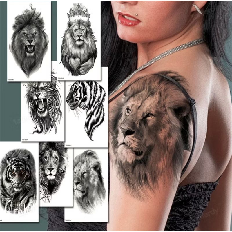 Jual Tatto Tato Temporer Temporary Sementara Tahan Air TBS 8406 Macan ...