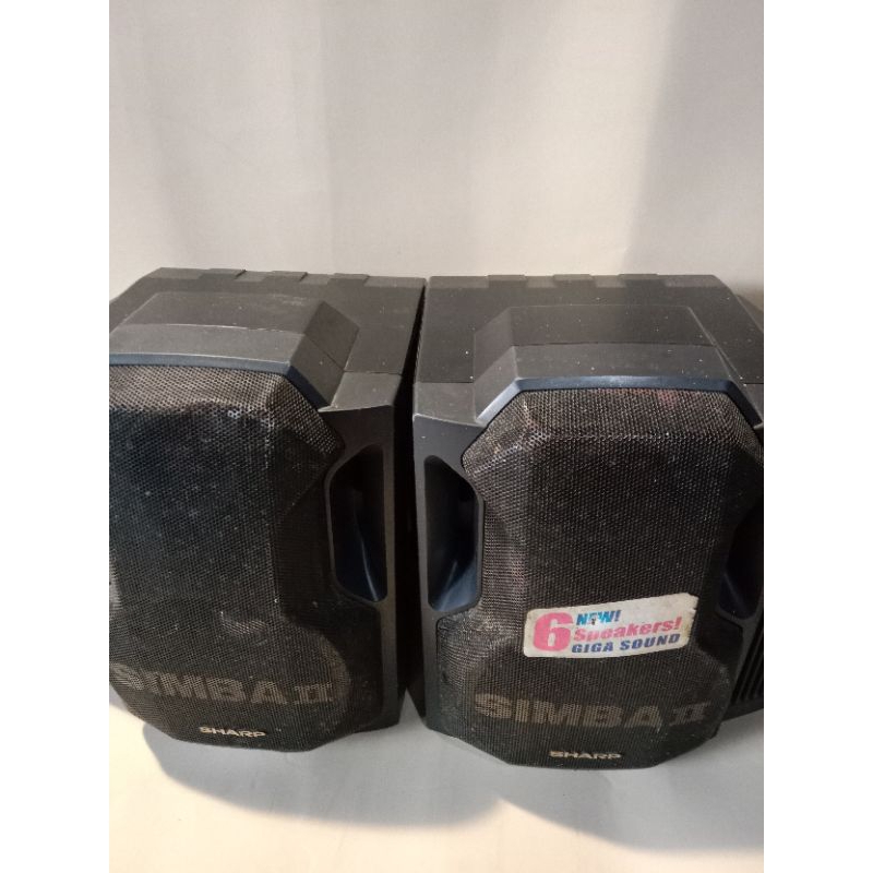 Jual Speaker pasif SHARP SIMBA 2 3way SECOND | Shopee Indonesia