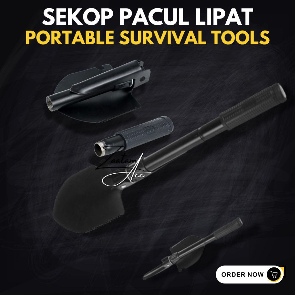 Jual Taffware Pacul Cangkul Mini Sekop Lipat Multifungsi Militer ...