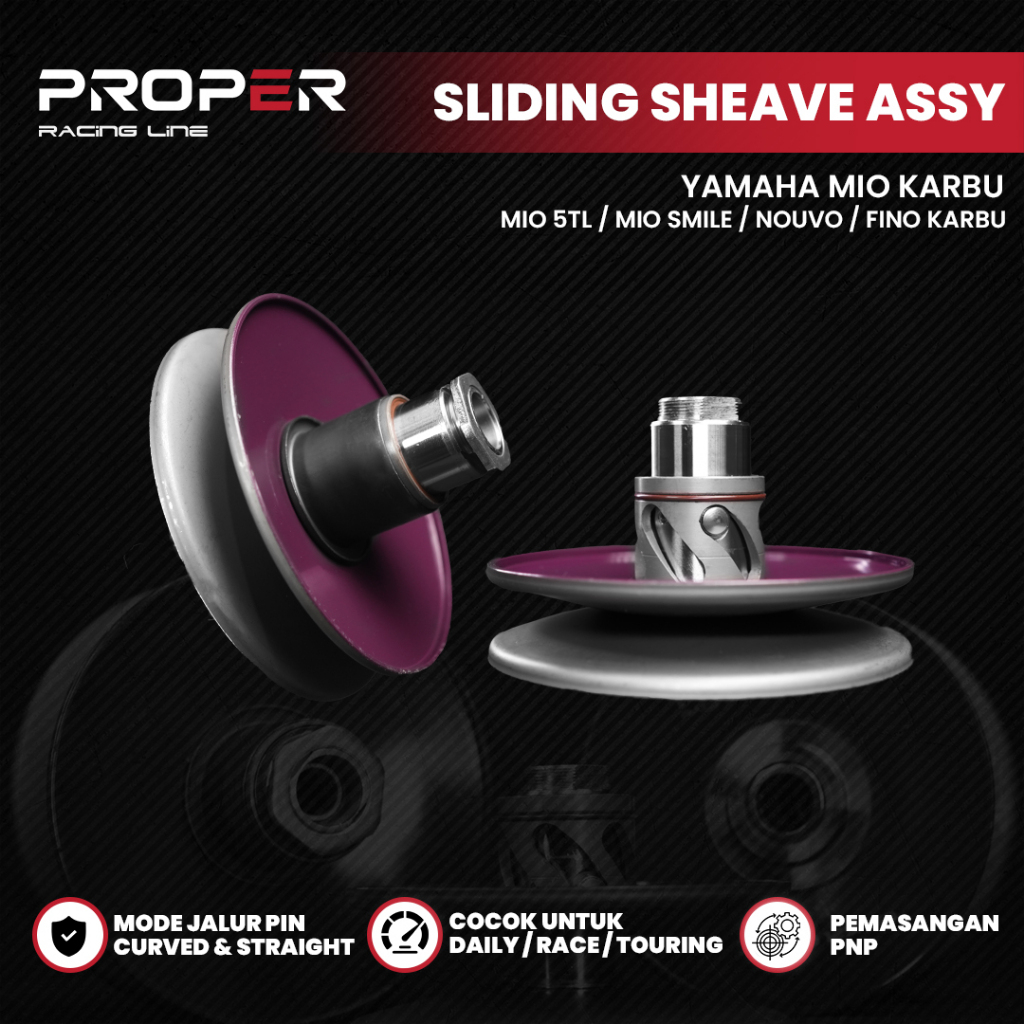Jual SECONDARY SLIDING SHEAVE PROPER RACING LINE MIO SPORTY MIO SMILE ...