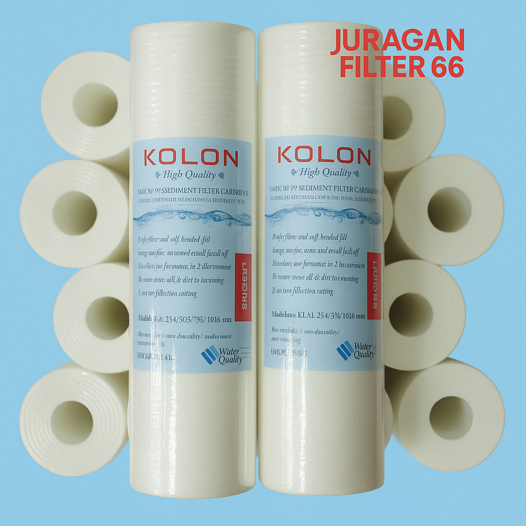 Jual Catridge Filter Sedimen Air Kolon 10 inch - Spun Catridge Filter ...