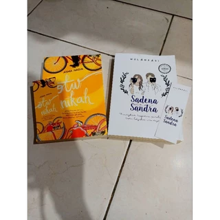 OBRAL BUKU MURAH ORIGINAL / NOVEL REMAJA / 1 PAKET 2 BUKU / OTW NIKAH / SADENA DAN SANDRA / ROMANCE / DEWASA / FIKSI /