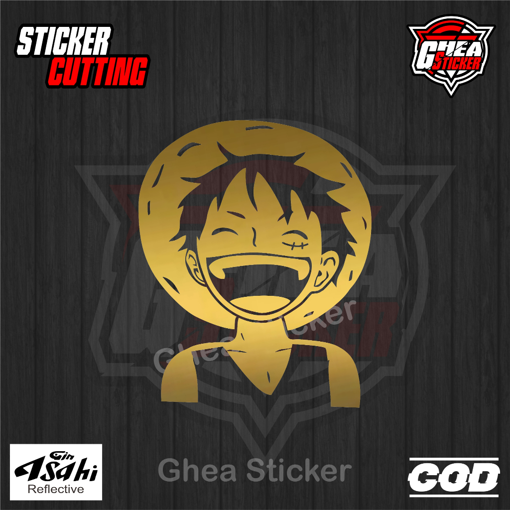 Jual Sticker One Piece Cutting - Stiker Monkey D.Luffy | Shopee Indonesia