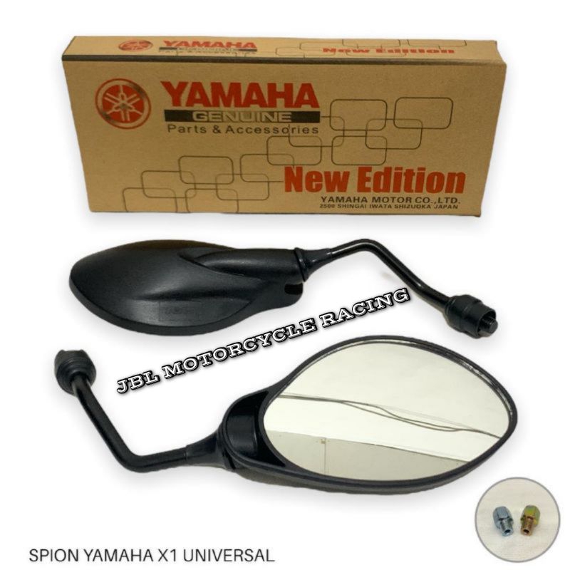 Jual Spion Yamaha X1 Y125Z Fiz R Kaca Putih Bening Tangkai Chrome Plus ...