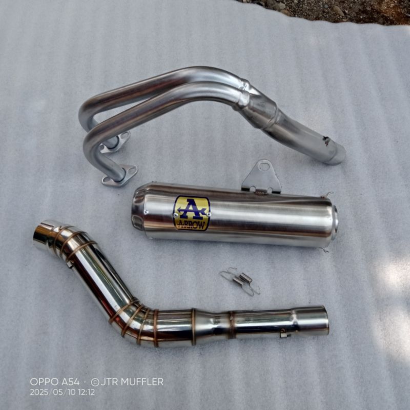 Jual knalpot ARROW full system R25 MT25 NINJA 250 FI KARBU Z250 ...