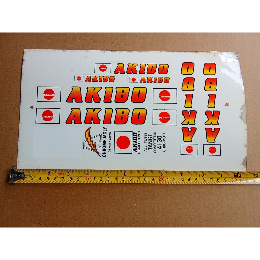 Jual Stiker sepeda Akibo Japan ukuran besar | Shopee Indonesia