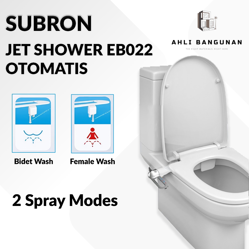 SUBRON Bidet Seat Toilet Jet Washer Kamar Mandi Siram Air 2 Mode Bersih Clean / Harga Murah