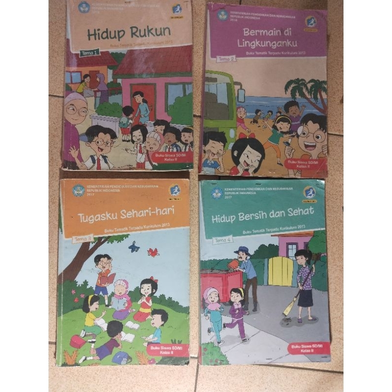 Jual BUKU TEMATIK TERPADU kelas II 2 SD kurikulum 2013 edisi revisi ...