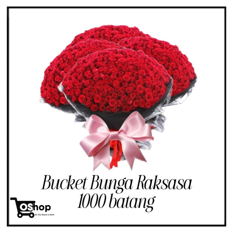 Jual bucket bunga 1000 batang | Shopee Indonesia