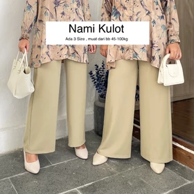 Mayshaliha Celana Kerja Office Strech Nami Kulot Fit Jumbo