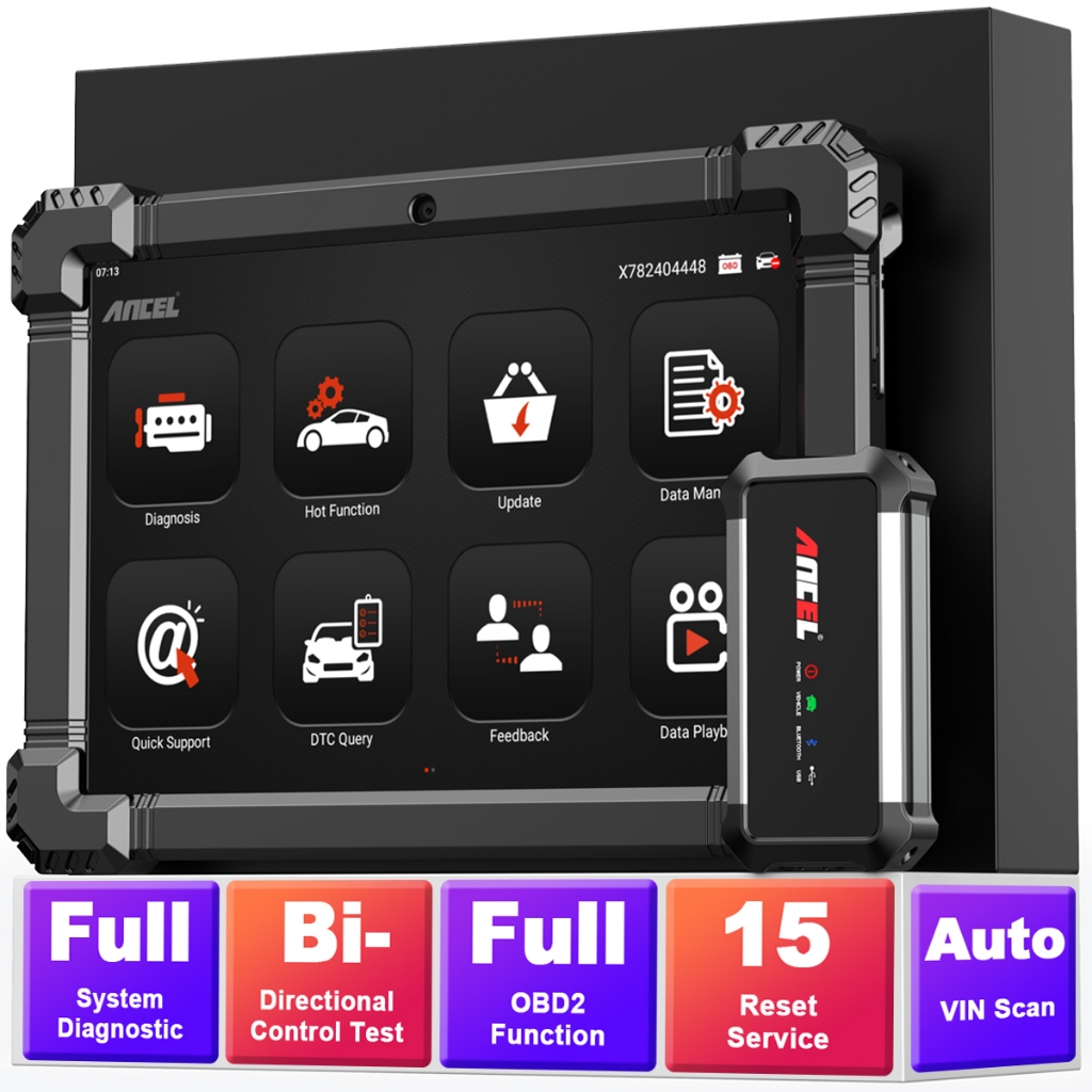 Jual ANCEL X7 Bluetooth OBD2 Automotivo Scanner Semua Sistem IMMO ABS ...