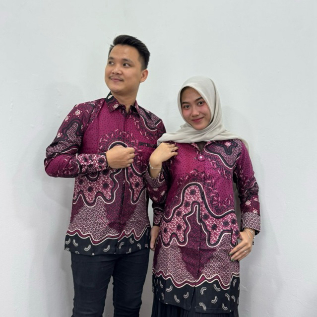 Jual Baju Batik Tunik Bahan Katun Halus Batik Couple Batik Full Lapisan ...