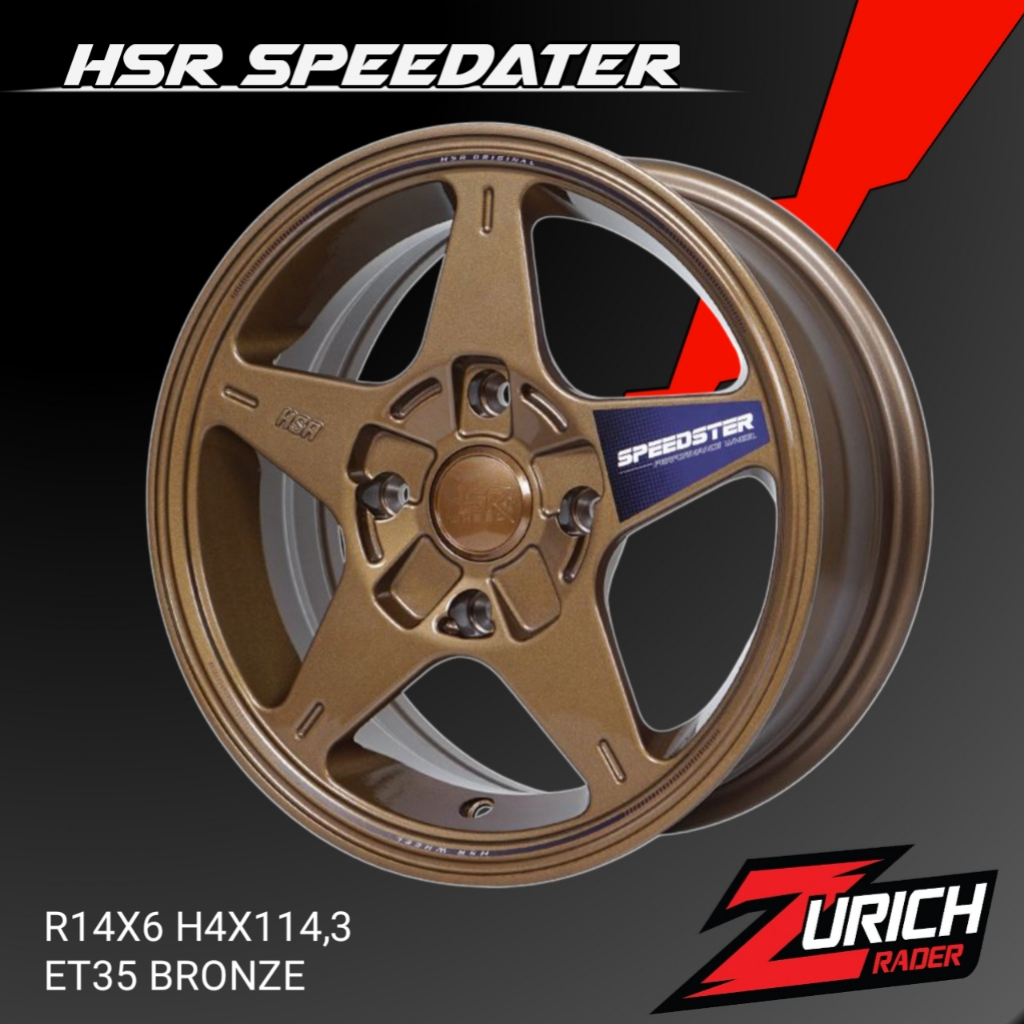 Jual Velg Mobil Hsr Racing R14 Speedster Untuk Kijang Futura Panther ...