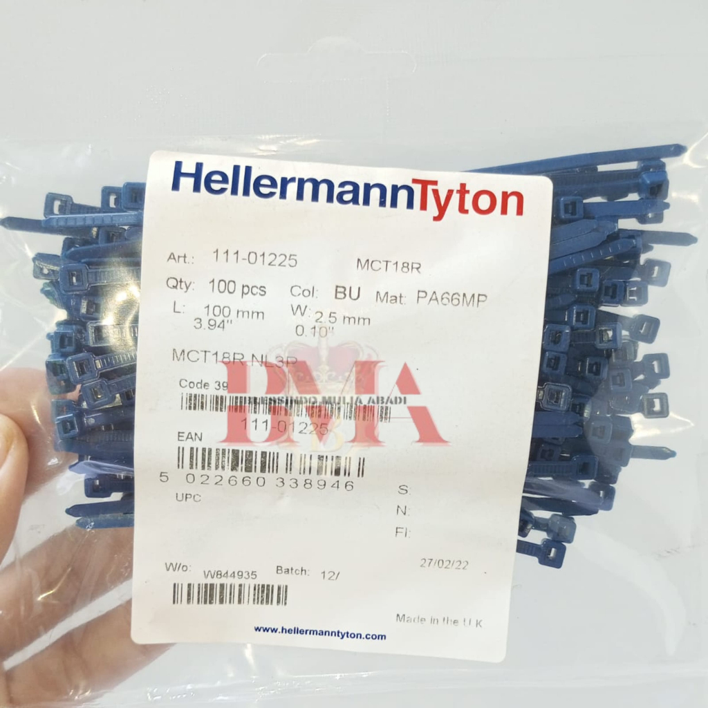 Jual Hellerman Tyton Cable Ties Metal Detectable | Shopee Indonesia