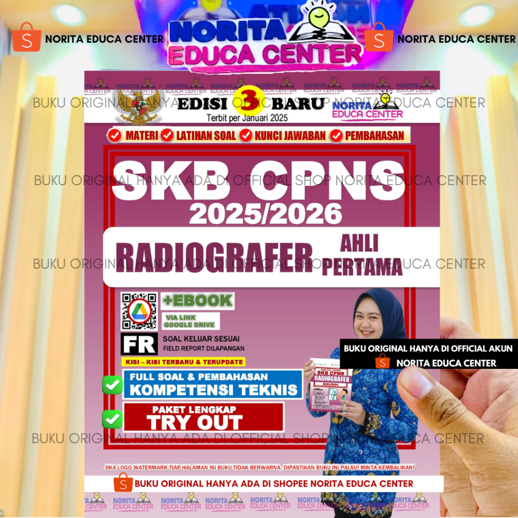 Jual BUKU SKB CPNS RADIOGRAFER AHLI PERTAMA NORITA EDUCA CENTER ...