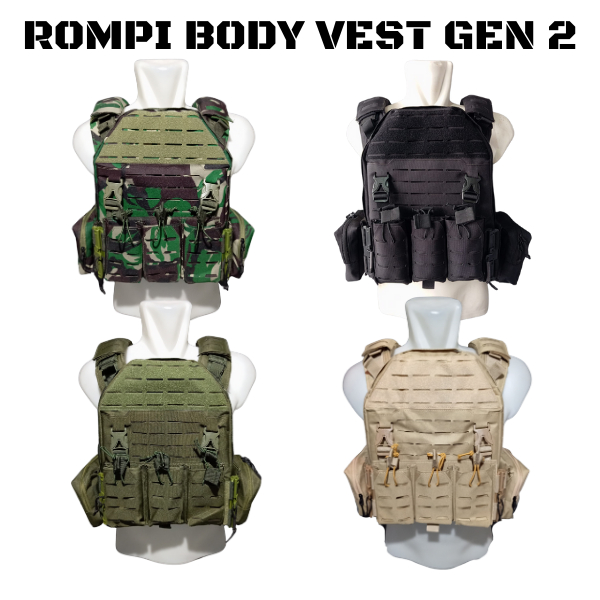Jual Rompi Body Vest Tactical Body Vest Tactical Rompi Body Vest ...