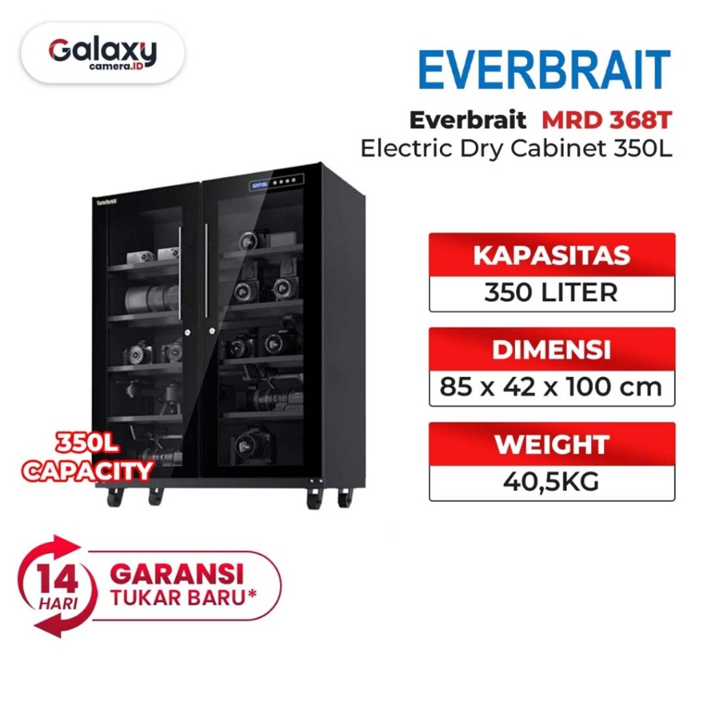 Jual Everbrait MRD 368T Electric Dry Cabinet 368 T 350L Dry Box Camera ...