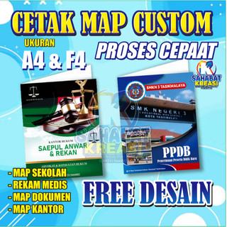 Jual Map Folder, stop map custom , Map Rekam Medis, Map Sekolah, Map ...
