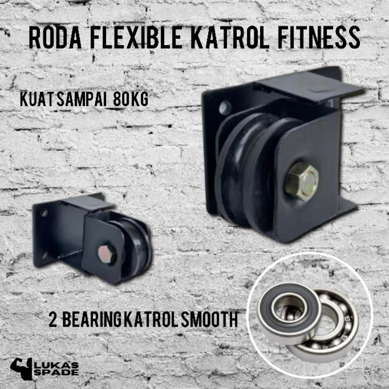 Roda Flexible Katrol Fitness Gym Olahraga Rumah