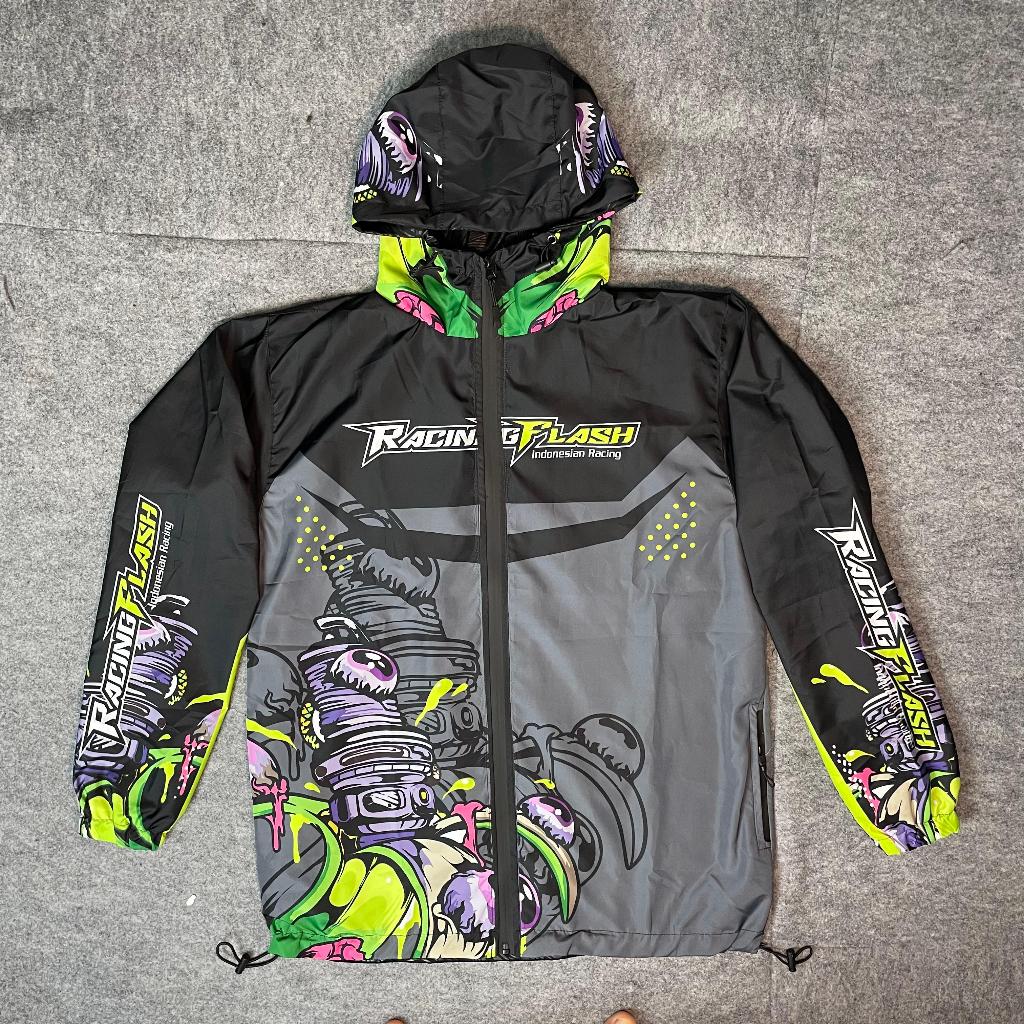 Jual Jaket Racing Flash Jaket racing bahan parasut/JAKET RACING ...