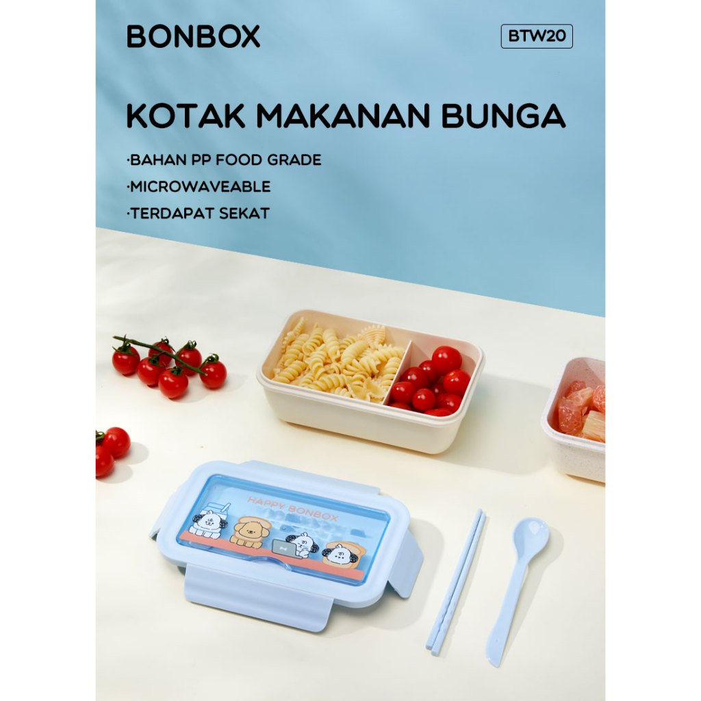Jual BONBOX Kotak Makanan Bunga BTW20 | Shopee Indonesia