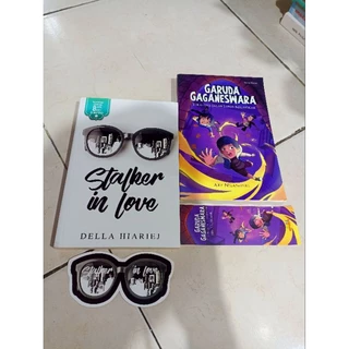 OBRAL BUKU MURAH ORIGINAL / NOVEL REMAJA / 1 PAKET 2 BUKU / GARUDA GAGANESWARA / STALKER IN LOVE / ROMANCE / DEWASA / FIKSI /