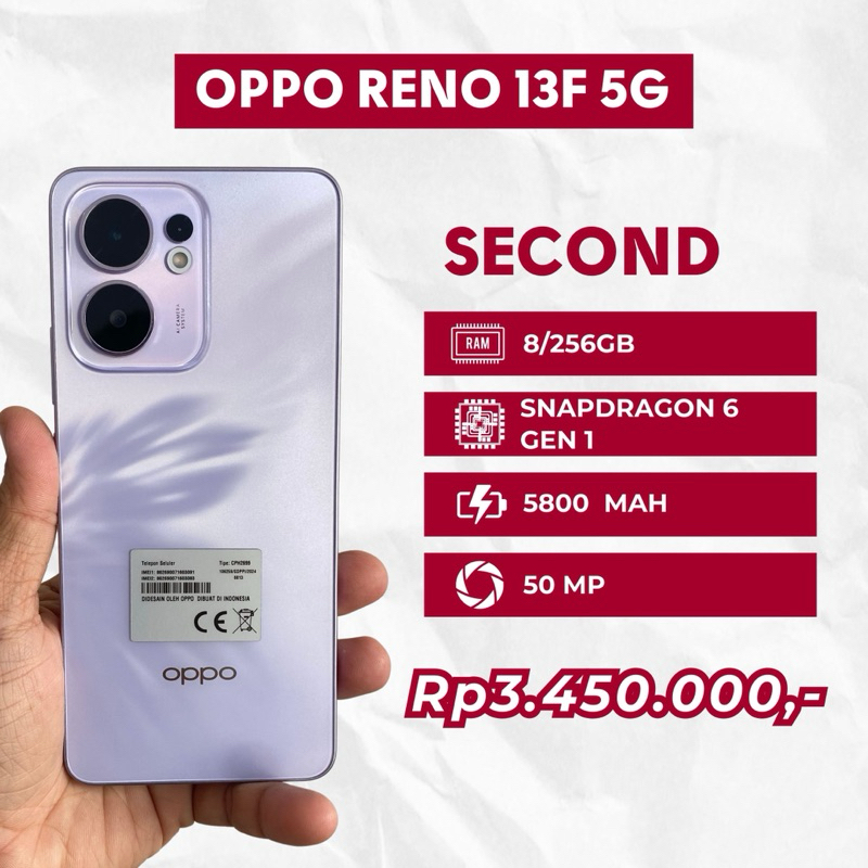 Jual OPPO RENO 13F 5G 8/256GB | Shopee Indonesia