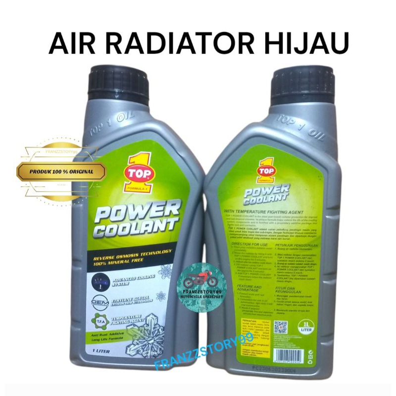 Jual AIR RADIATOR TOP 1 HIJAU 1 LITER | Shopee Indonesia