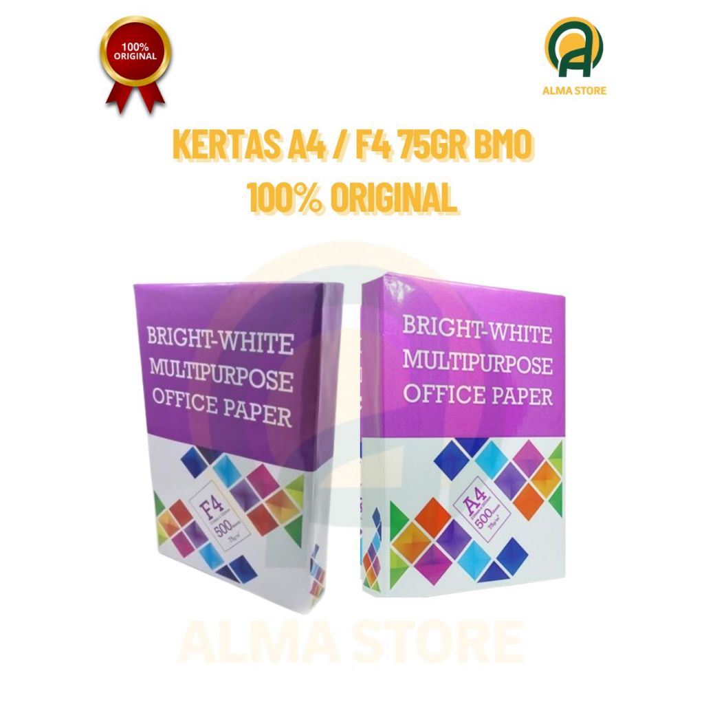 Jual Kertas A4 / f4 75GR BMO 100% Original | Shopee Indonesia