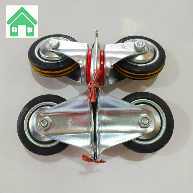 Jual Roda 3 inch Roda Rak Etalase Roda Putar Lurus Roda 3