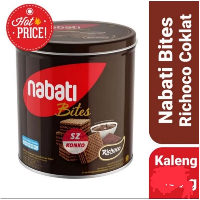 Jual Nabati Bites Richoco kaleng 240 g | Shopee Indonesia