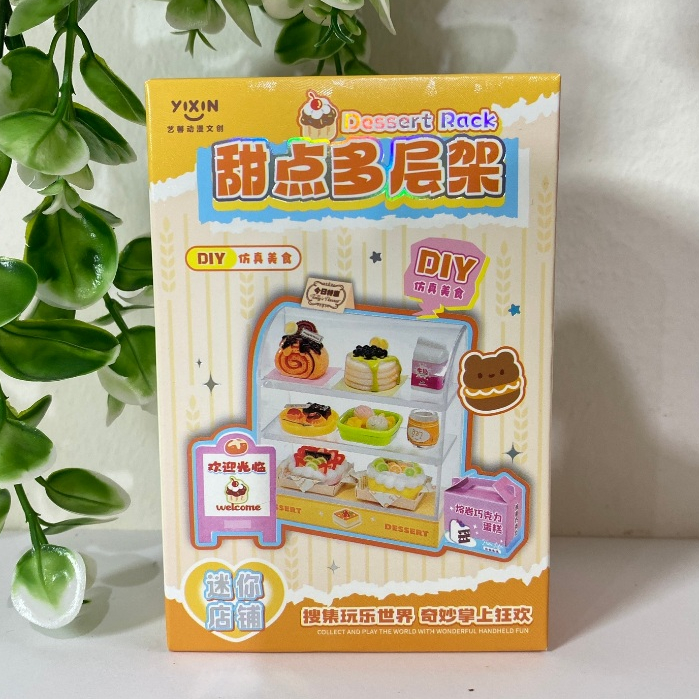 Jual Rak Kue Toko Roti - Mainan Miniatur DIY SERIES dari Resin plastik ...